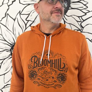 Bloom Hill Hoodie Sweatshirt – Autumn Orangeimage