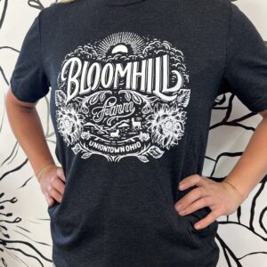 Bloom Hill T Shirt – Charcoal Blackimage