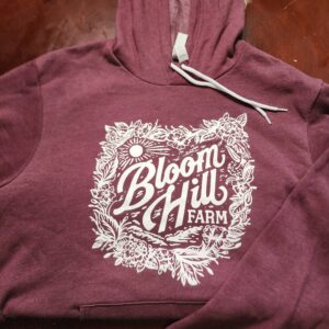 Bloom Hill Hoodie Sweatshirt – Maroonimage